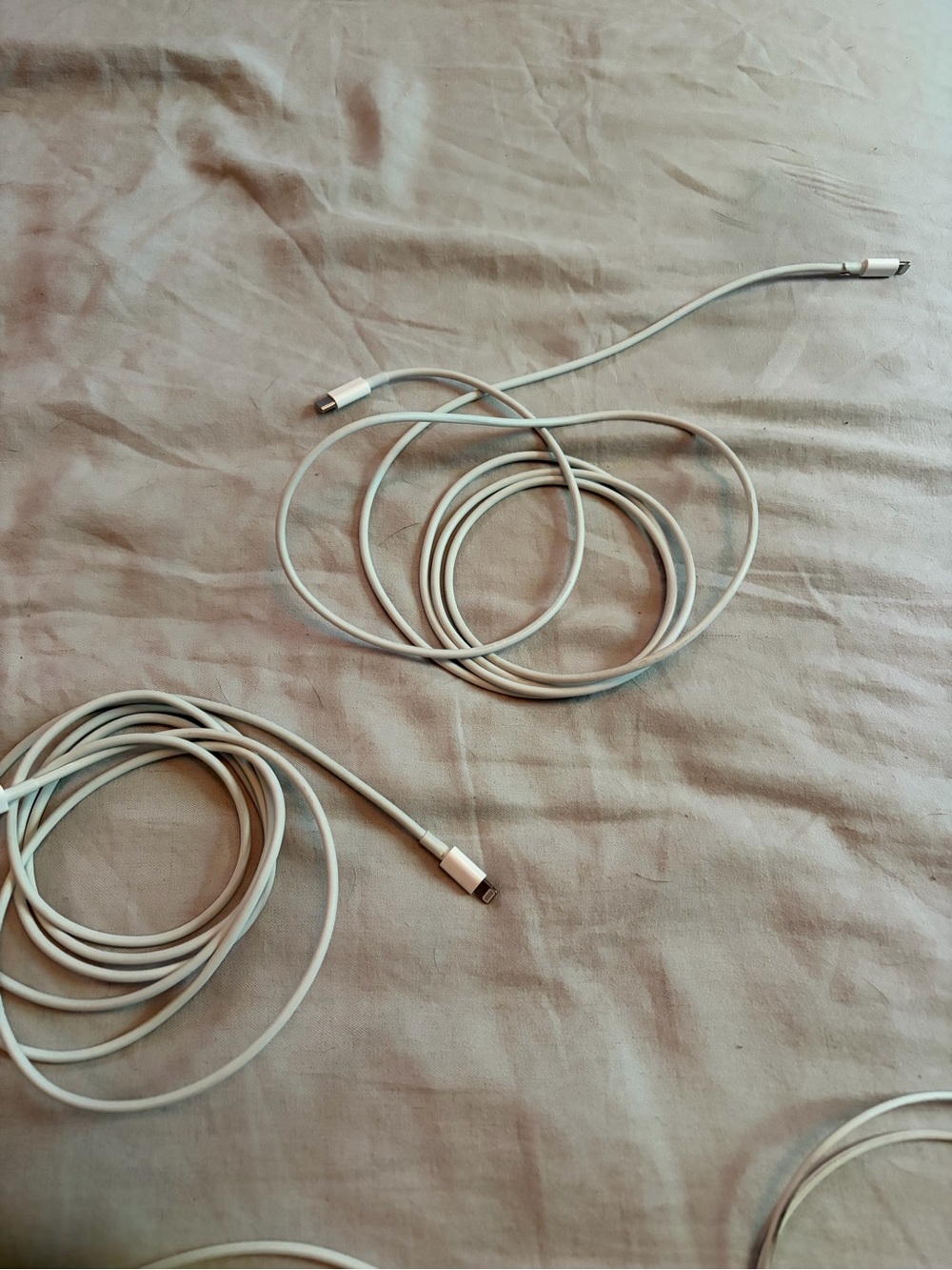 White Lightning to USB-C Charging Cable - Compatible Cell Phone Accessory